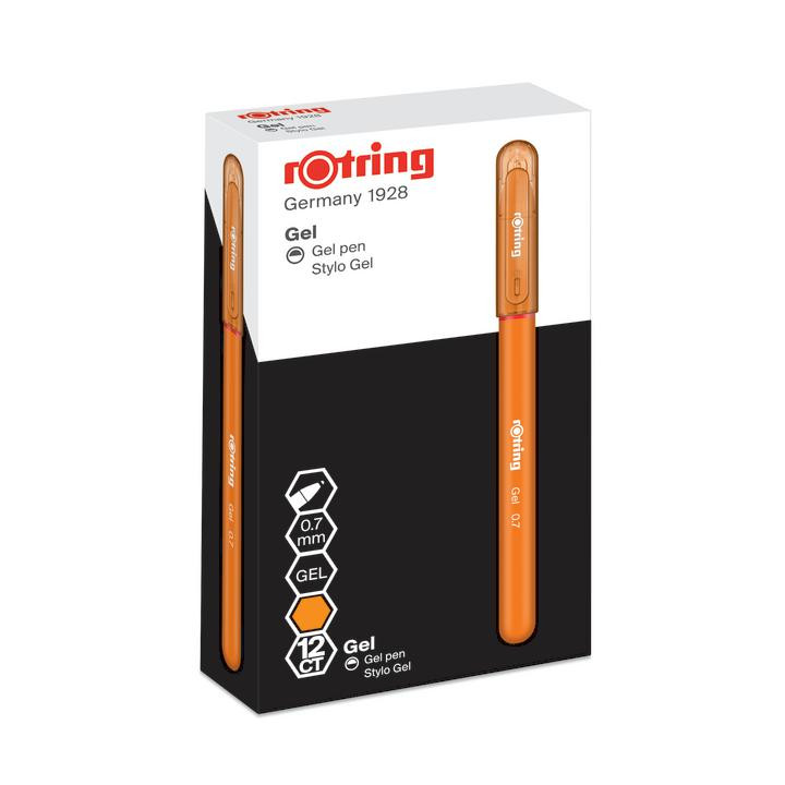Długopis żelowy Rotring 0,7mm pomarańczowy